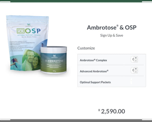AMBROTOSE & OSP- INTEGRATIVE HEALTH :📍TOP SELLER TO ORDER👇https://za.mannatech.com/products/integrative-health/details/61417-ambrotose-osp/?account=3576322